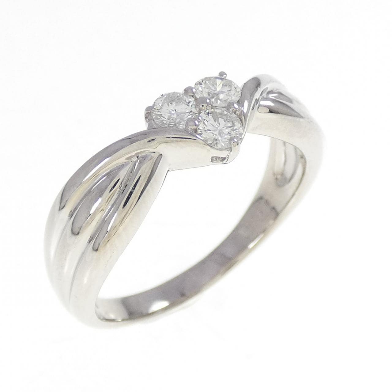 PT900 ハート ダイヤモンド リング 0.30CT