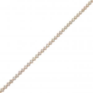 K18PG ダイヤモンド ブレスレット 1.00CT