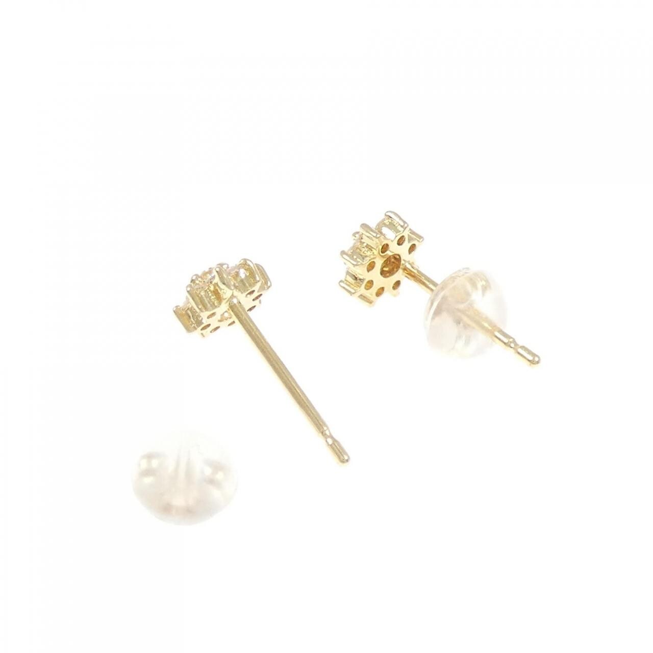 K18YG ダイヤモンド ピアス