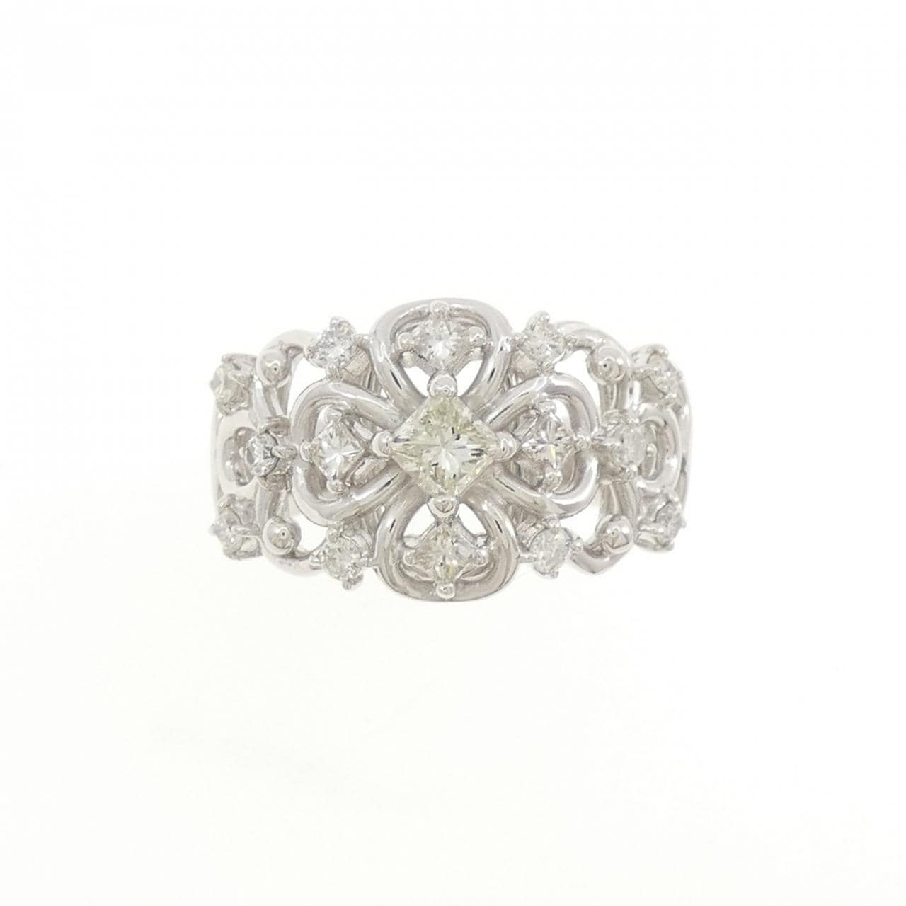 K18WG ダイヤモンド リング 0.25CT