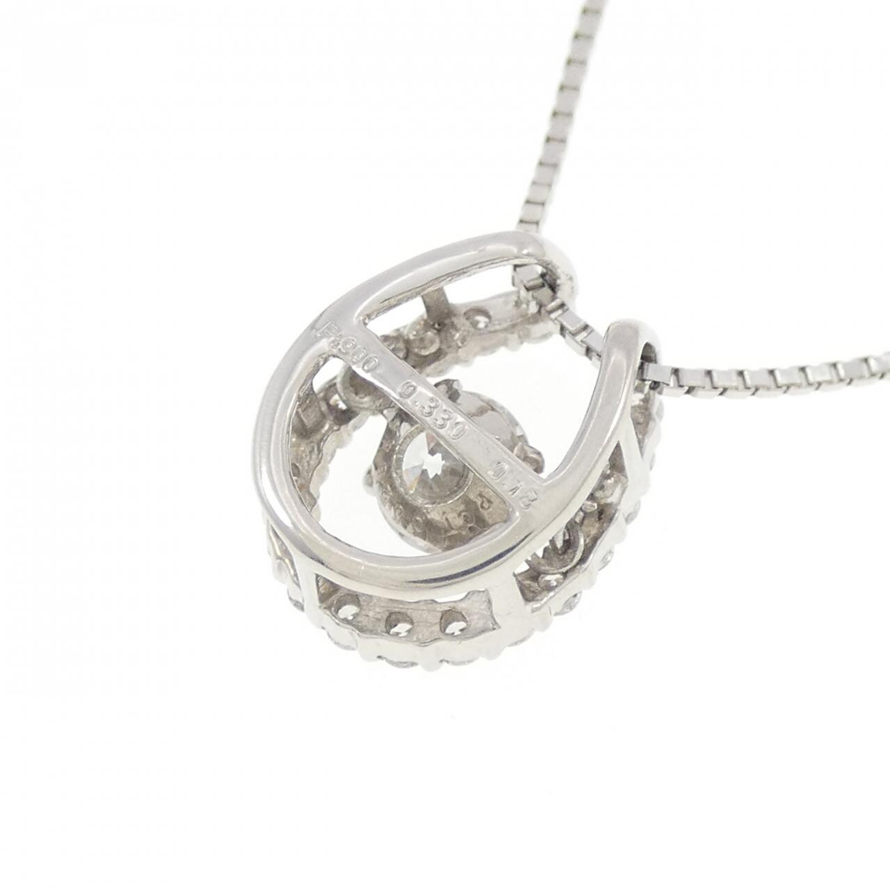 PT900/PT850 ダイヤモンド ネックレス 0.330CT