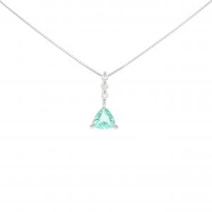 PT900/PT850 パライバトルマリン ネックレス 0.72CT