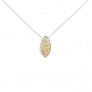 K18WG サファイヤ ネックレス 0.50CT