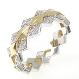 K18YG/K18WG ダイヤモンド リング 0.28CT