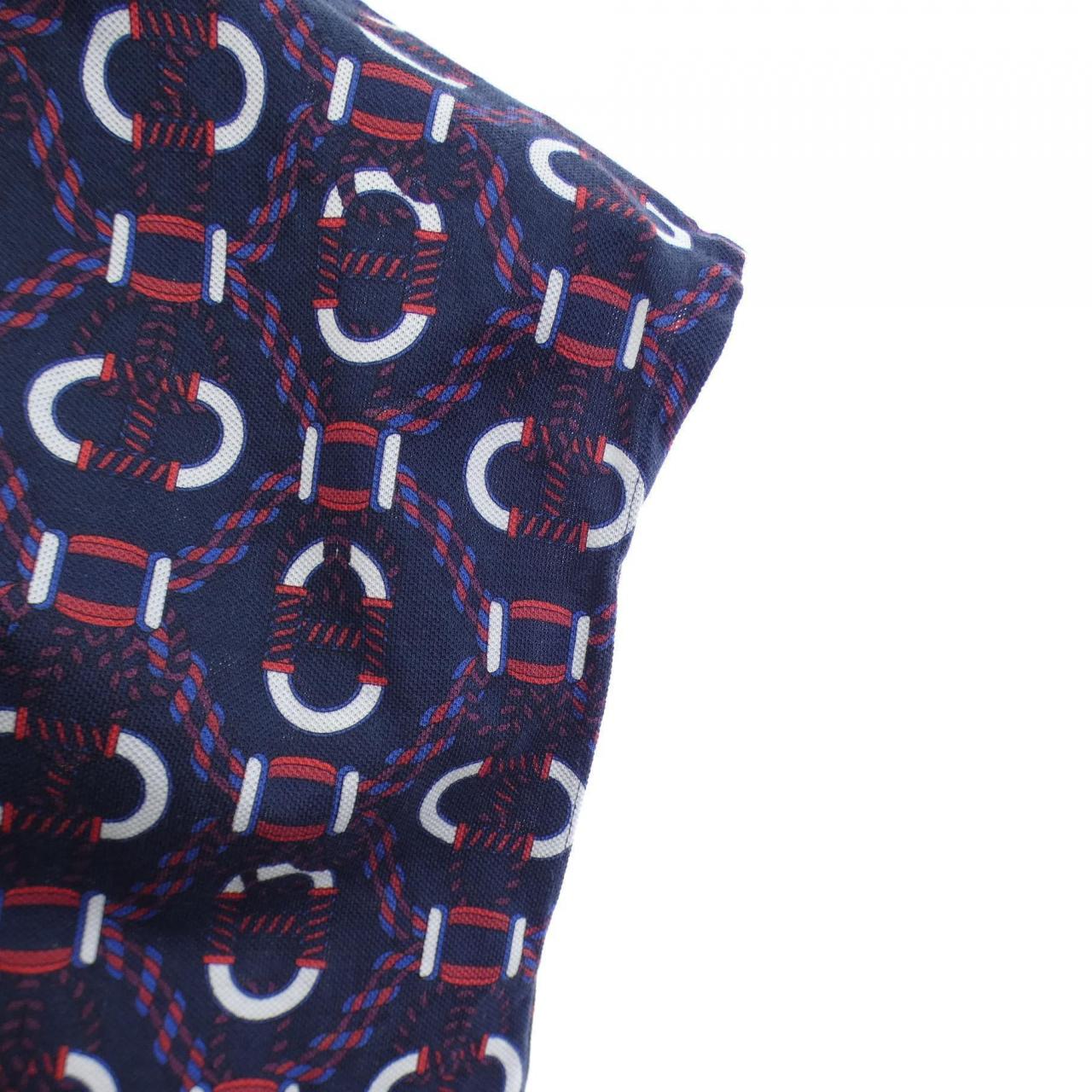 エルメス HERMES カノエ　CANOE 3E4512DB ポロ ドレス カットワンピース