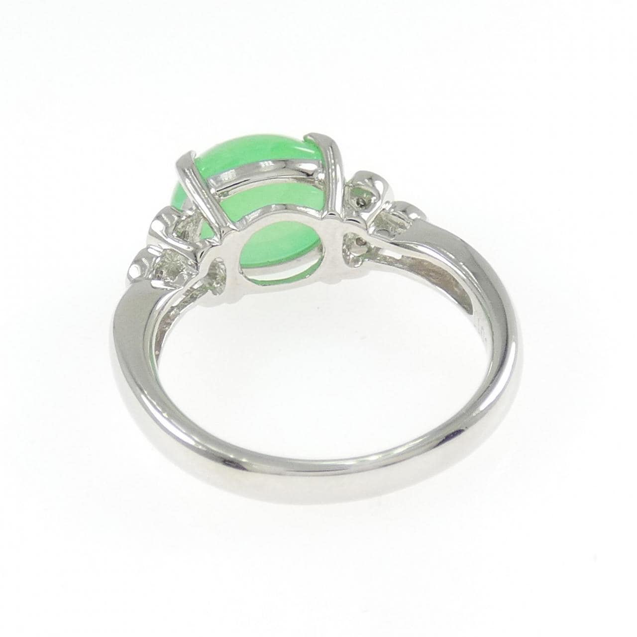 PT900 ヒスイ リング 4.33CT