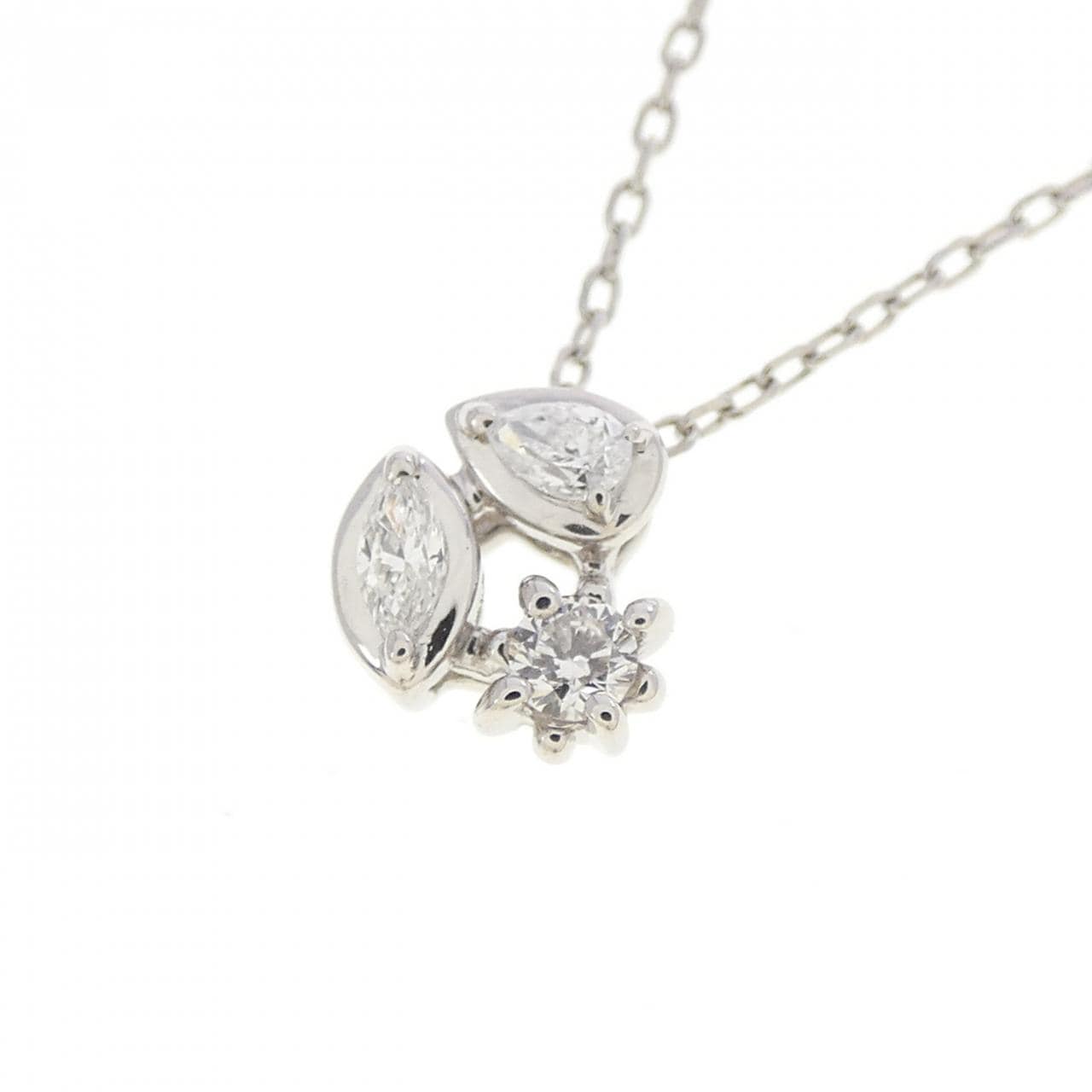 ギンザ タナカ ダイヤモンド ネックレス 0.08CT