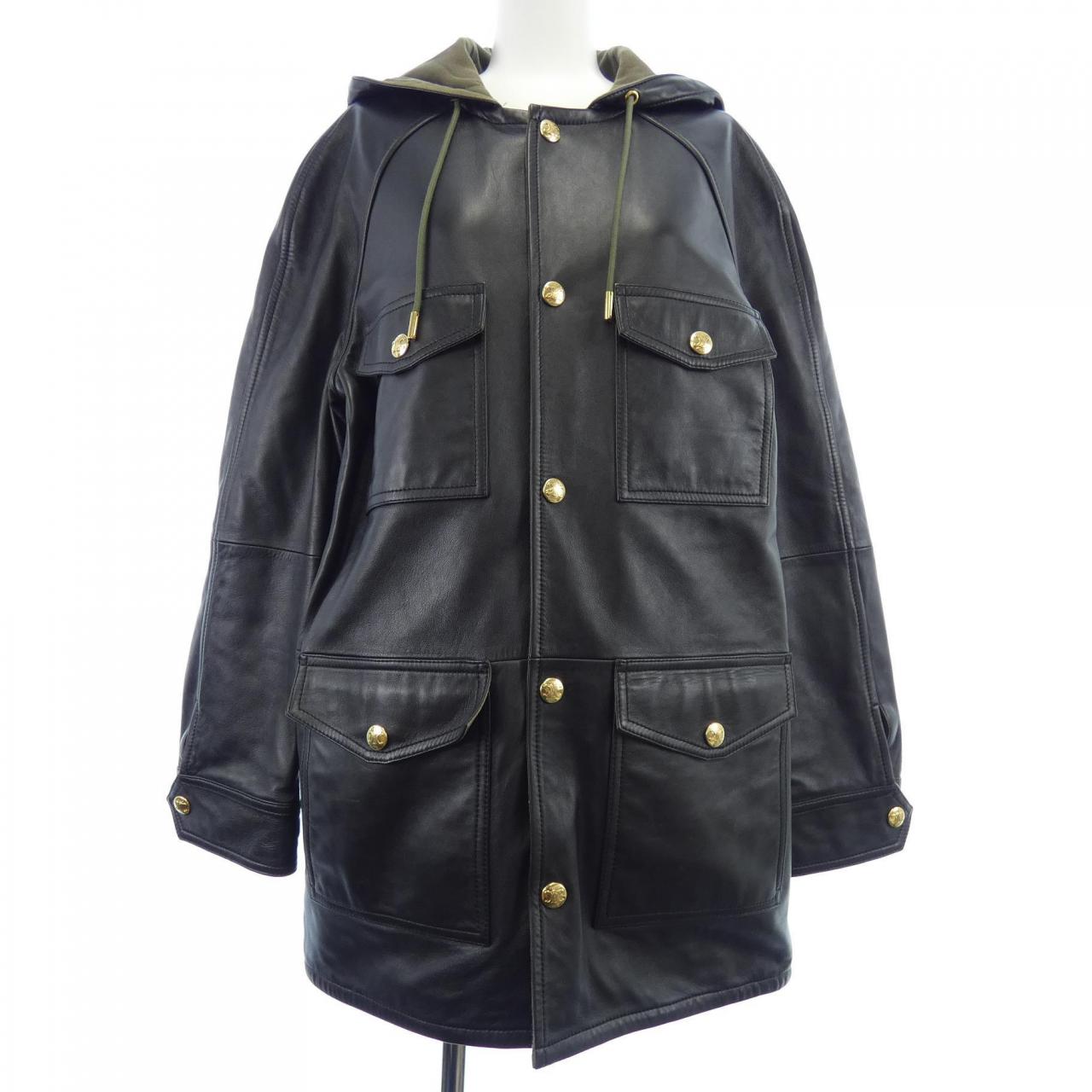 セリーヌ CELINE オーバーサイズパーカー 2D493151T レザージャケット