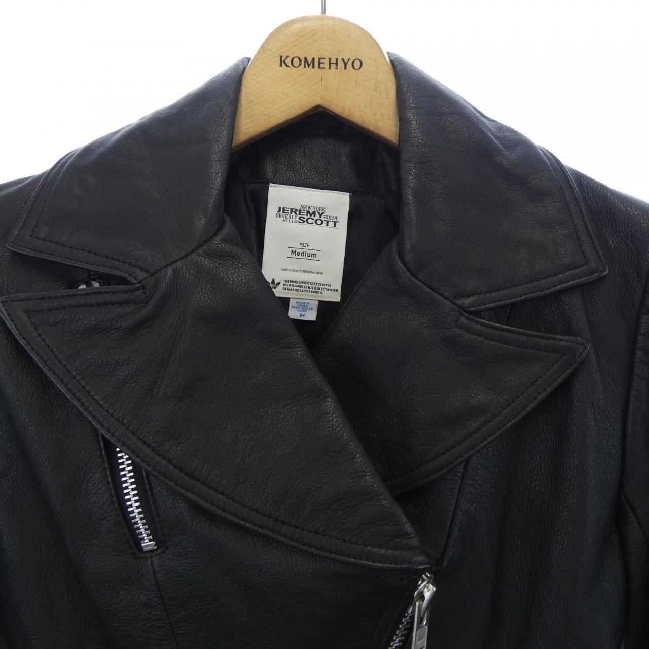 ジェレミースコット JEREMY SCOTT レザーライダースジャケット