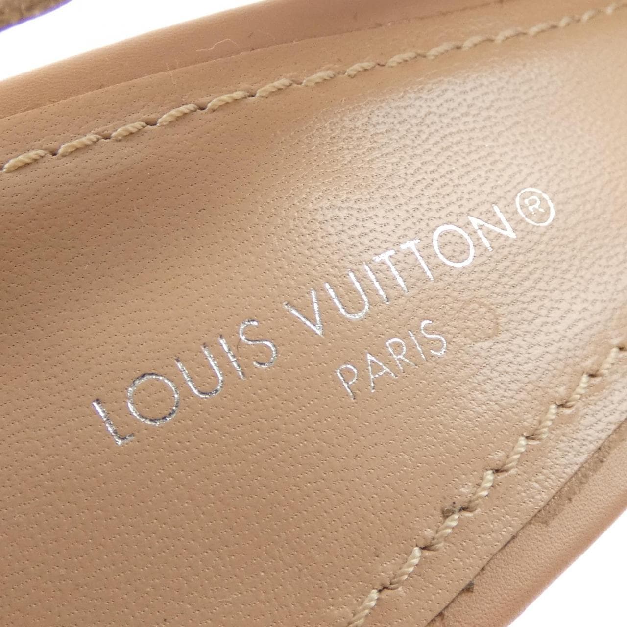 ルイヴィトン LOUIS VUITTON モノグラムチェーンモチーフ スパークルライン シューズ