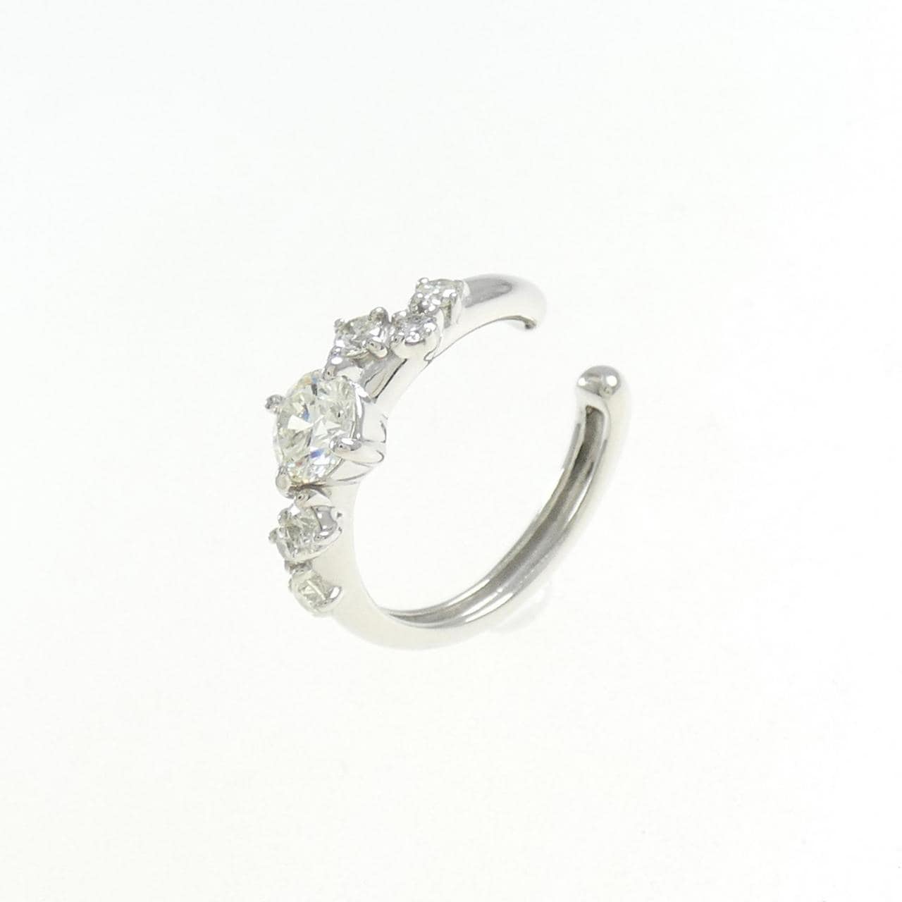 PT950 ダイヤモンド イヤーカフ 0.35CT 片耳