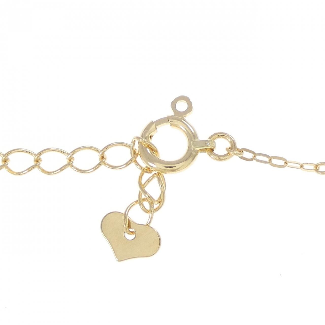 【新品】K18YG ハート ブレスレット