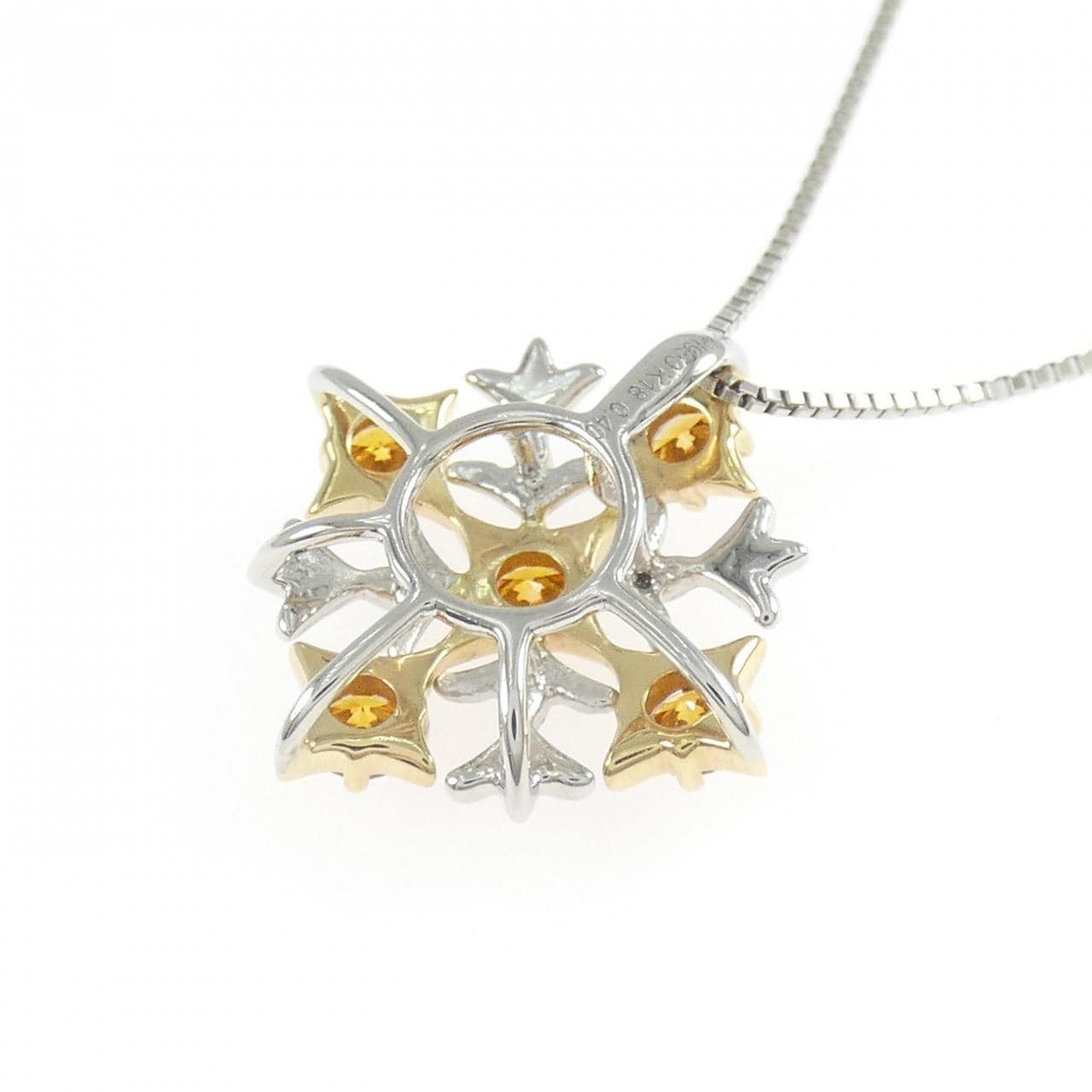 ジーエスティービー ダイヤモンド ネックレス 0.40CT