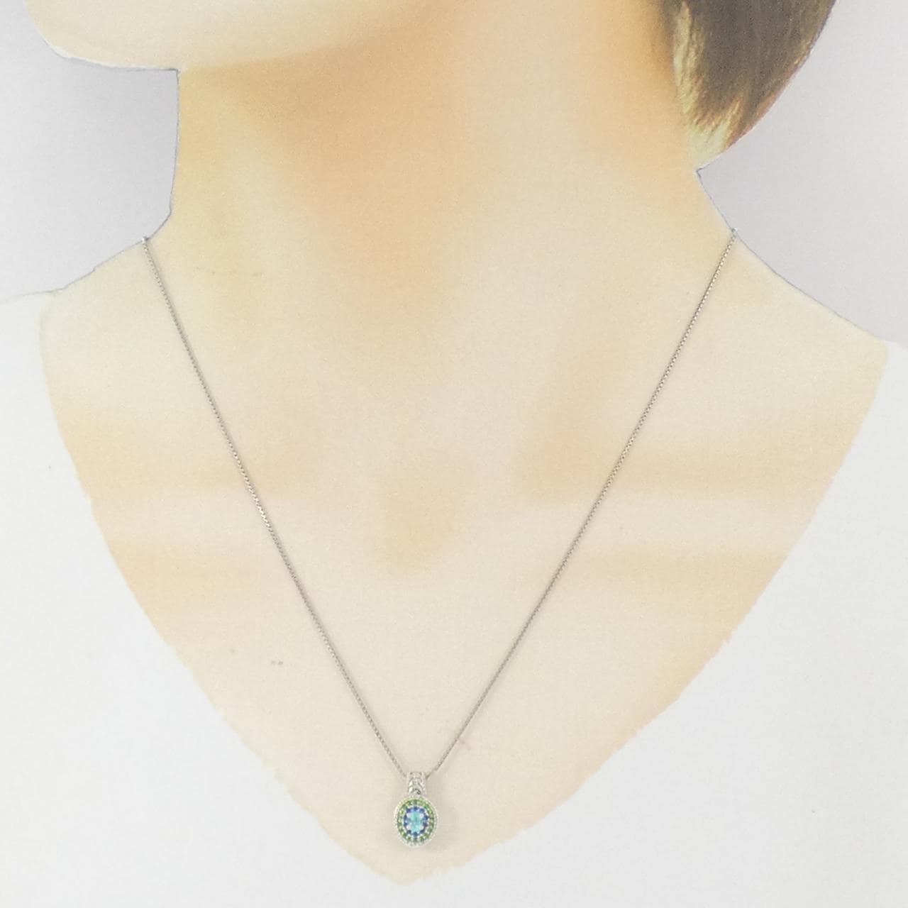 GST甲蟲碧璽項鍊 0.10克拉