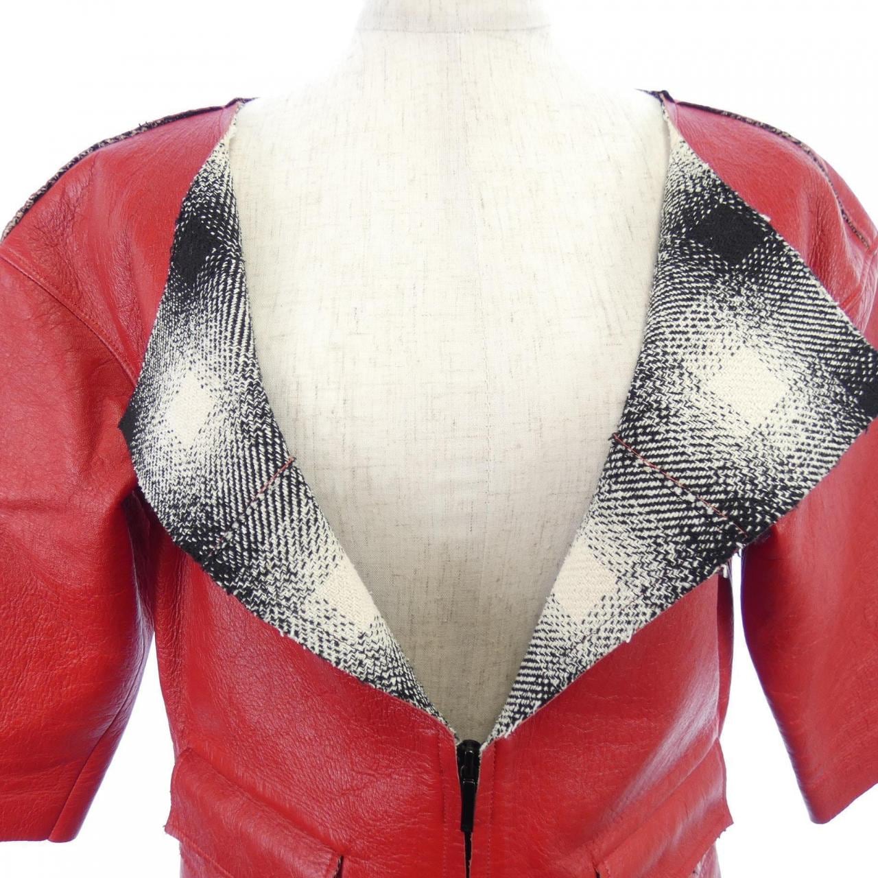 シャネル CHANEL P45898C00209 レザーコート