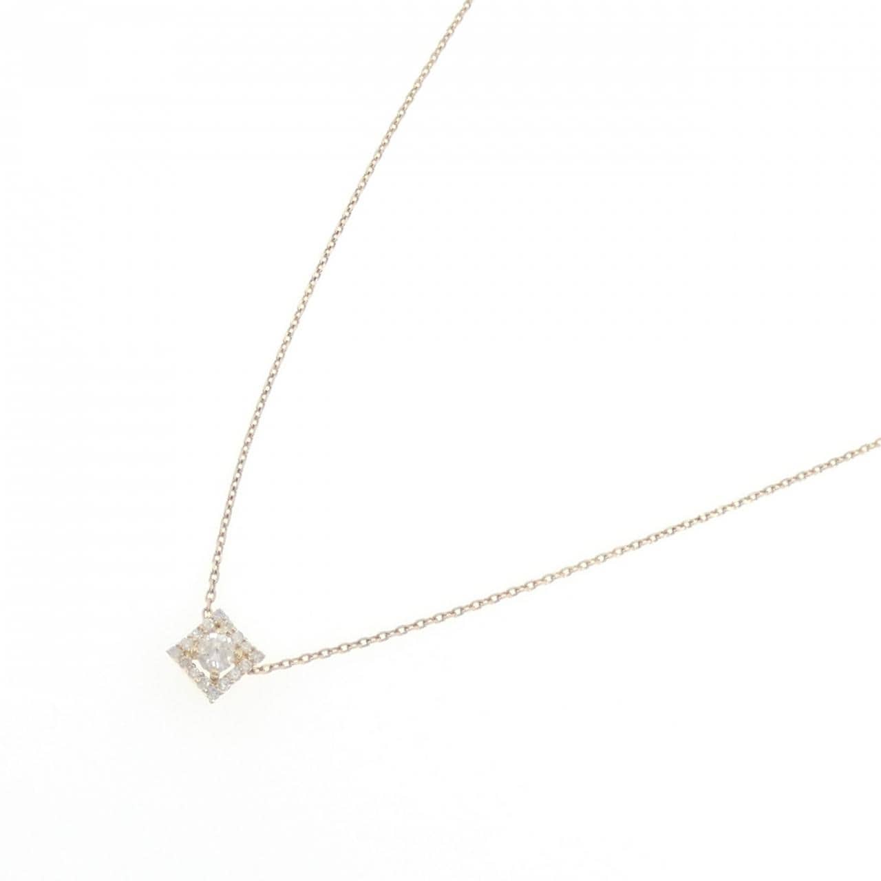 K10YG ダイヤモンド ネックレス 0.20CT
