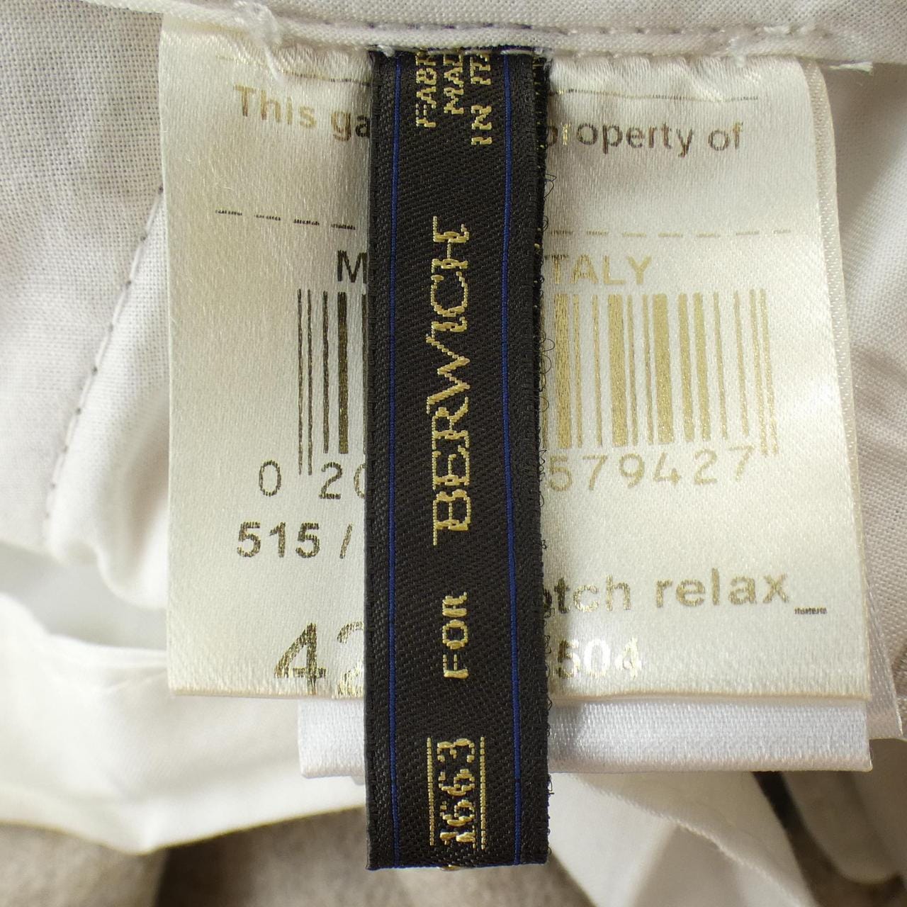 ベルウィッチ BERWICH パンツ