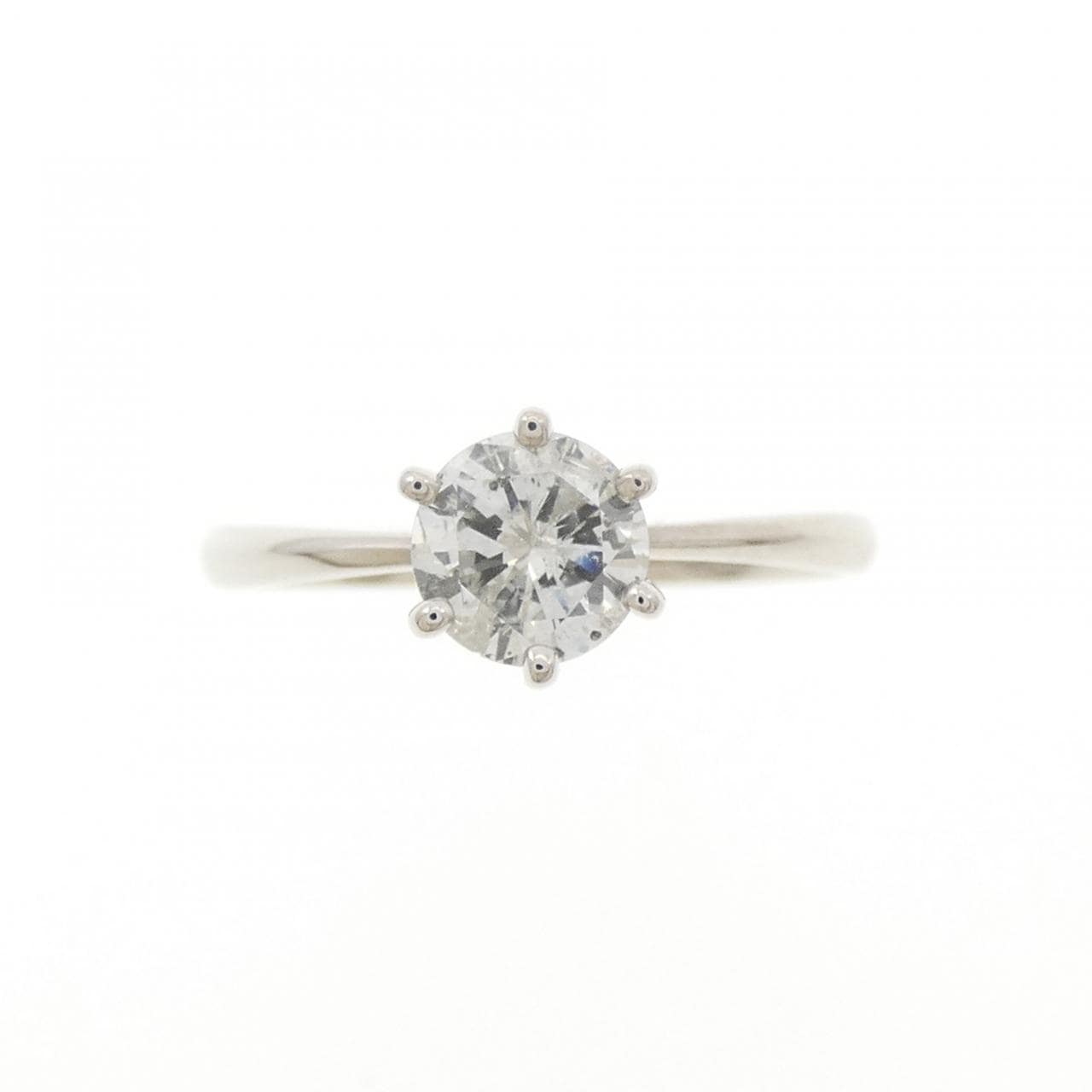 PT900 ソリティア ダイヤモンド リング 0.522CT