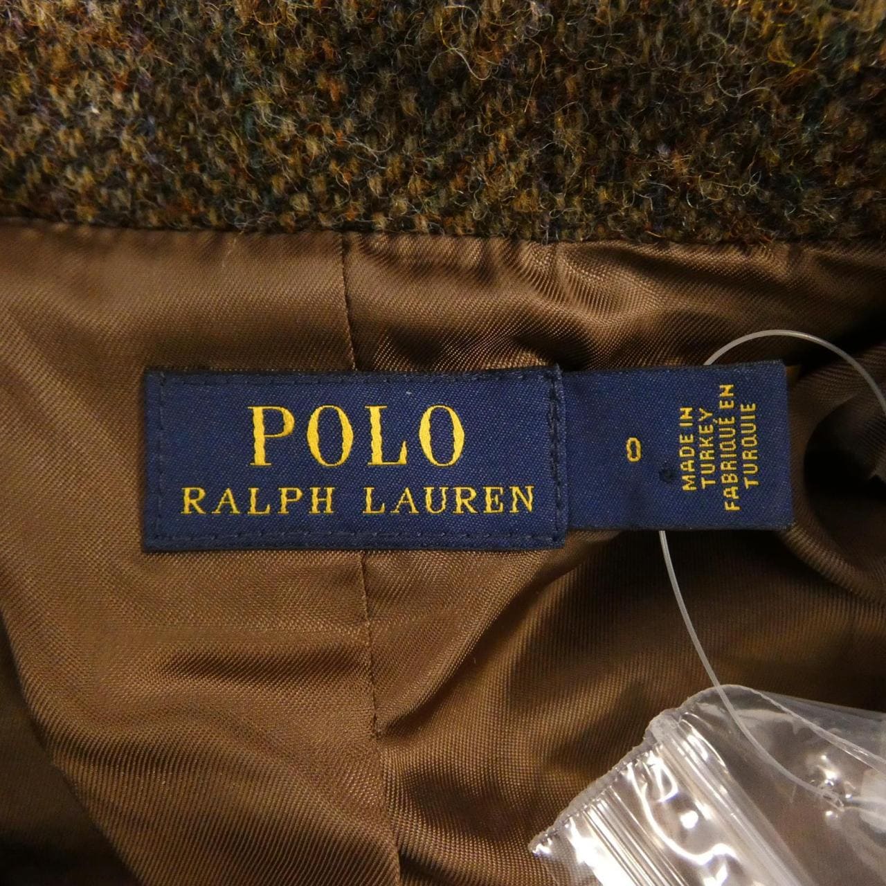 ポロラルフローレン POLO RALPH LAUREN belted wool tweed utility ジャケット