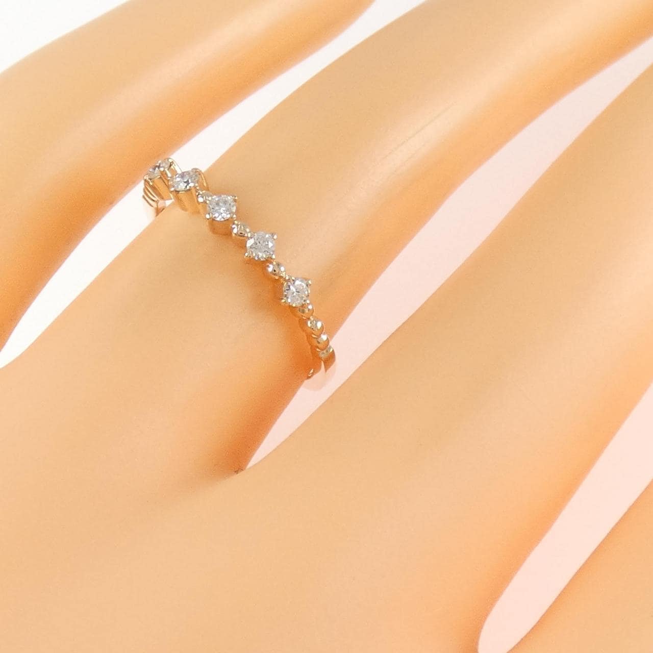 K10PG ダイヤモンド リング 0.12CT