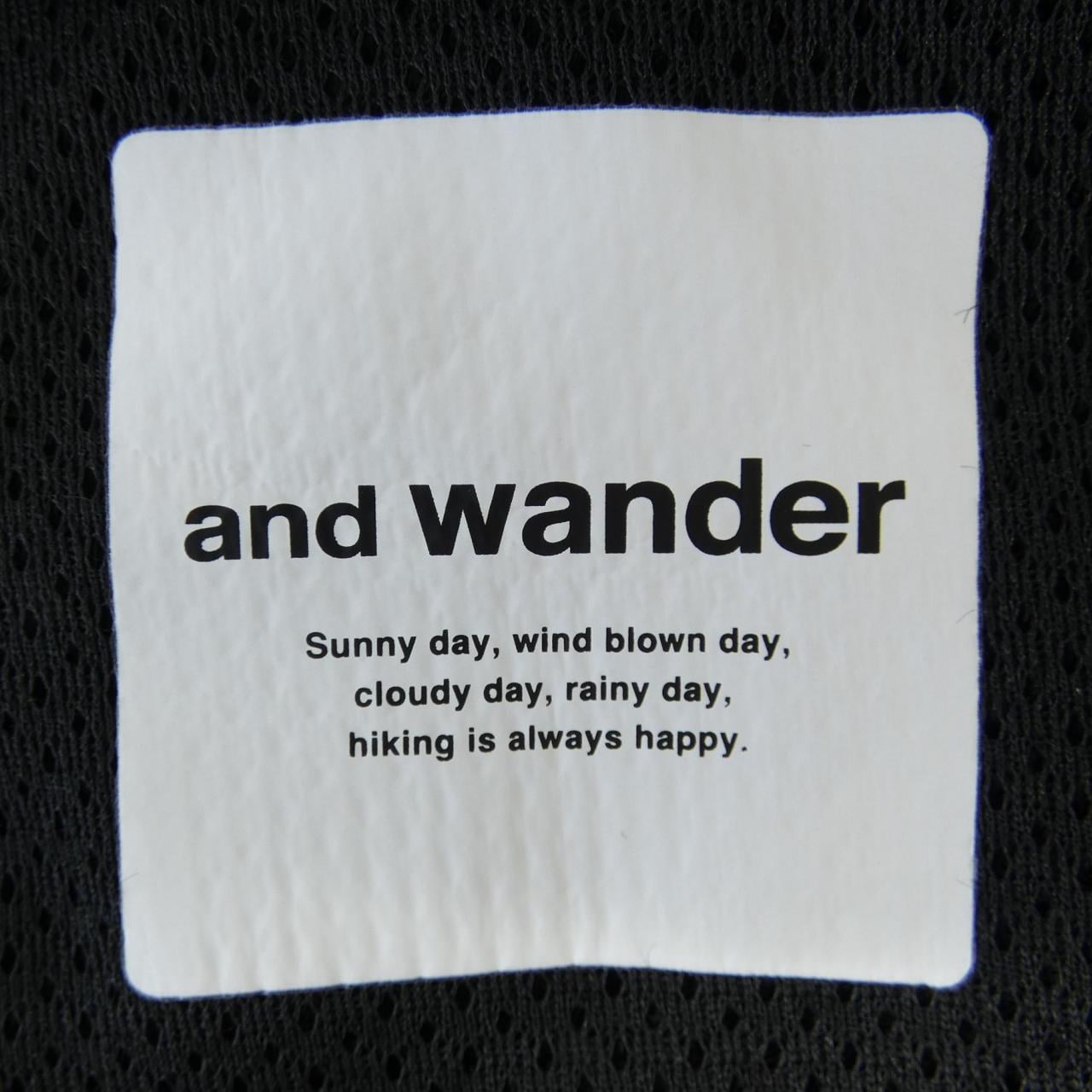 アンドワンダー and wander パンツ