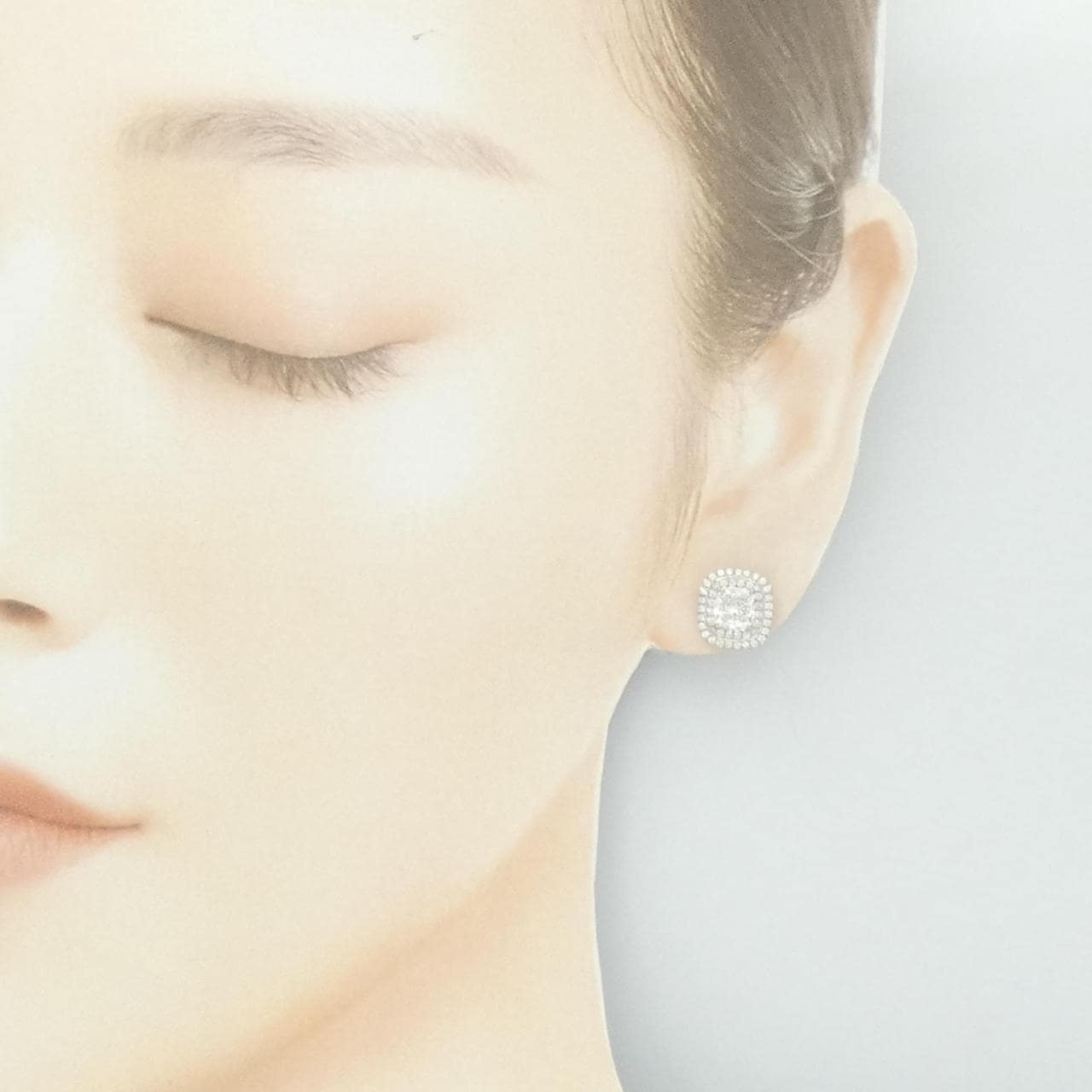 ティファニー ソレスト ピアス 1.01CT 1.01CT H VVS2