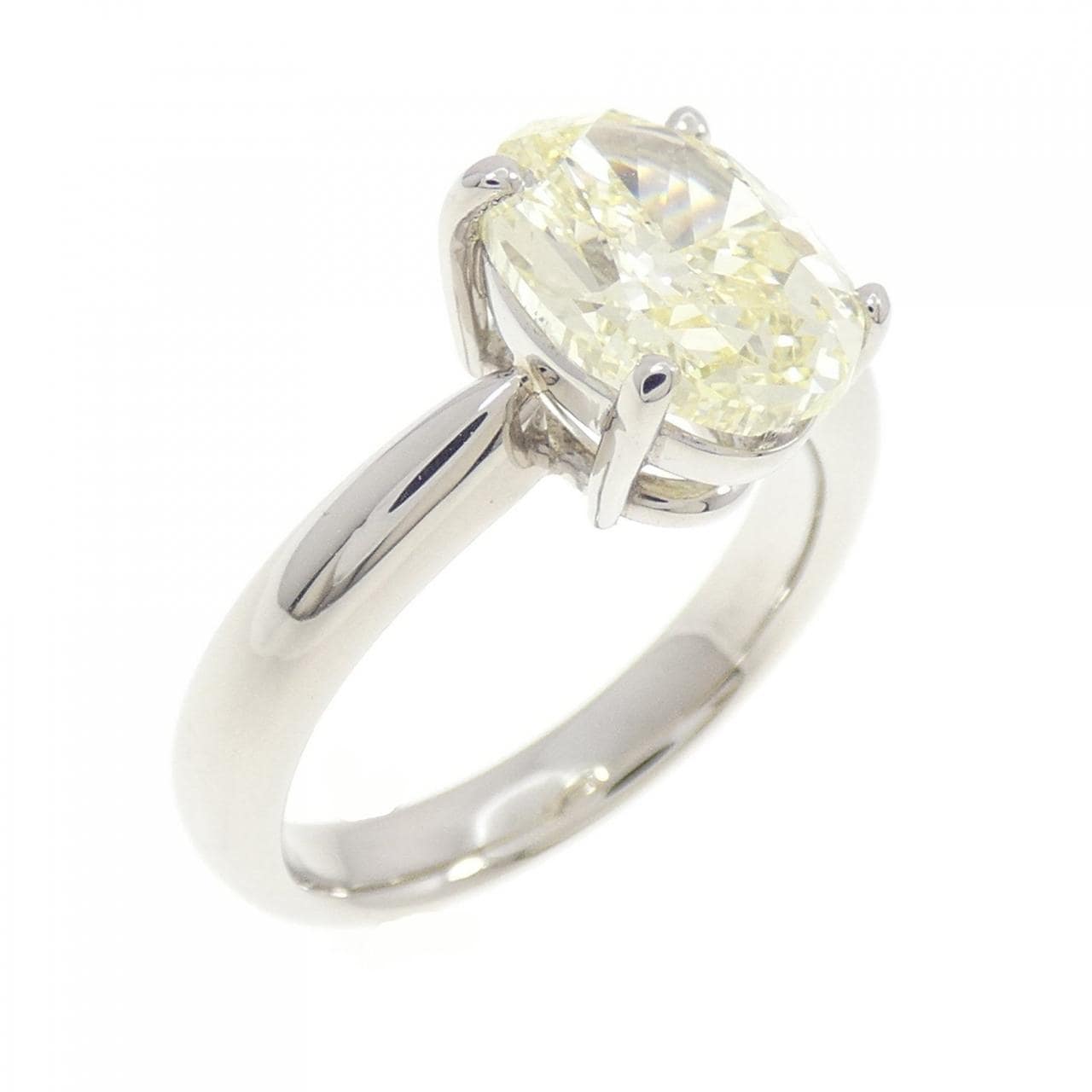 PT900 ダイヤモンド リング 3.018CT FLY SI1 オーバルカット