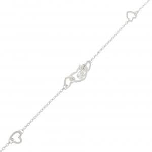 K10WG ハート キュービック ブレスレット