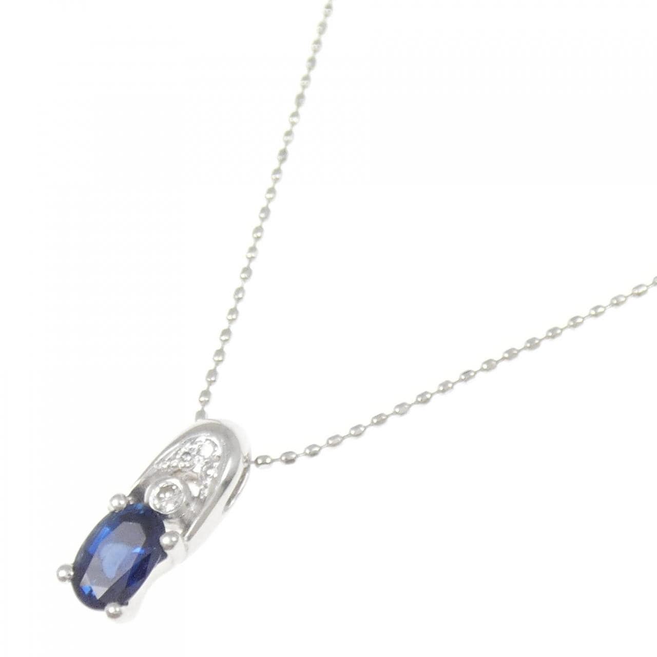 PT900/PT850 サファイヤ ネックレス 0.56CT