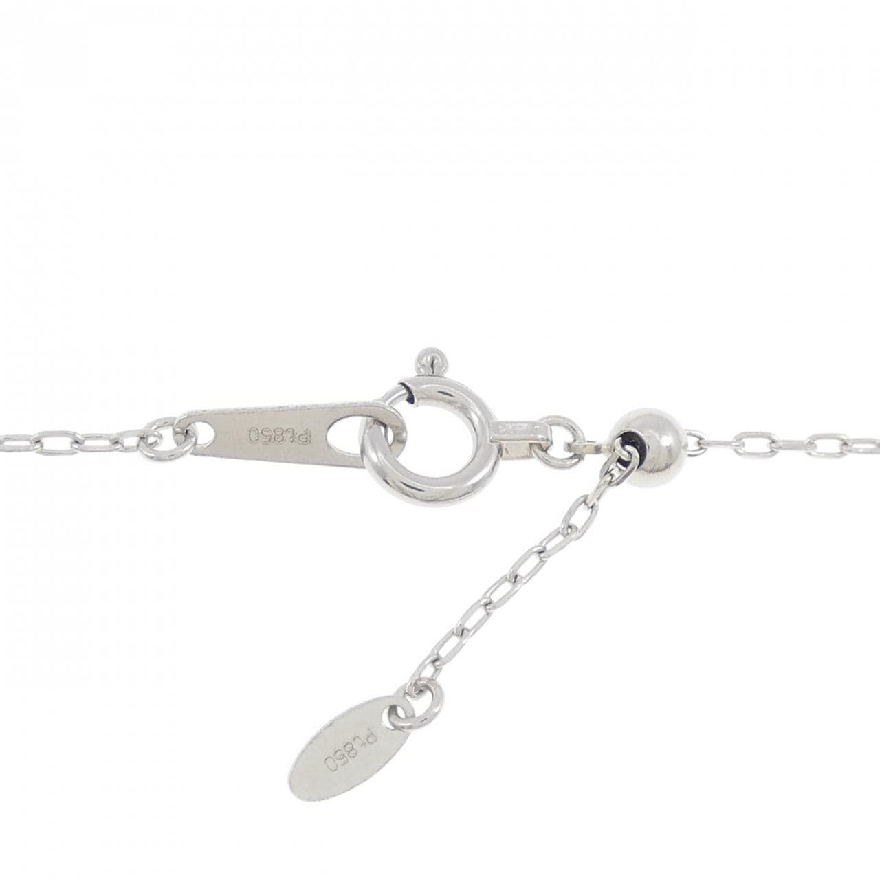 【新品】PT900/PT850 ルビー ネックレス 0.65CT
