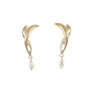 K18YG ダイヤモンド ピアス 0.25CT
