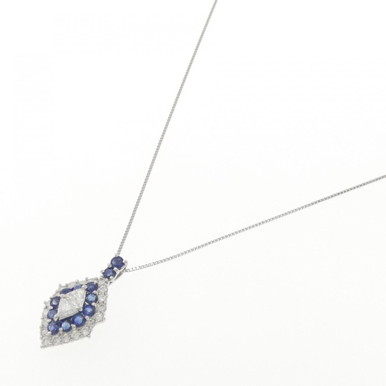 PT900/PT850 サファイヤ ネックレス 1.20CT