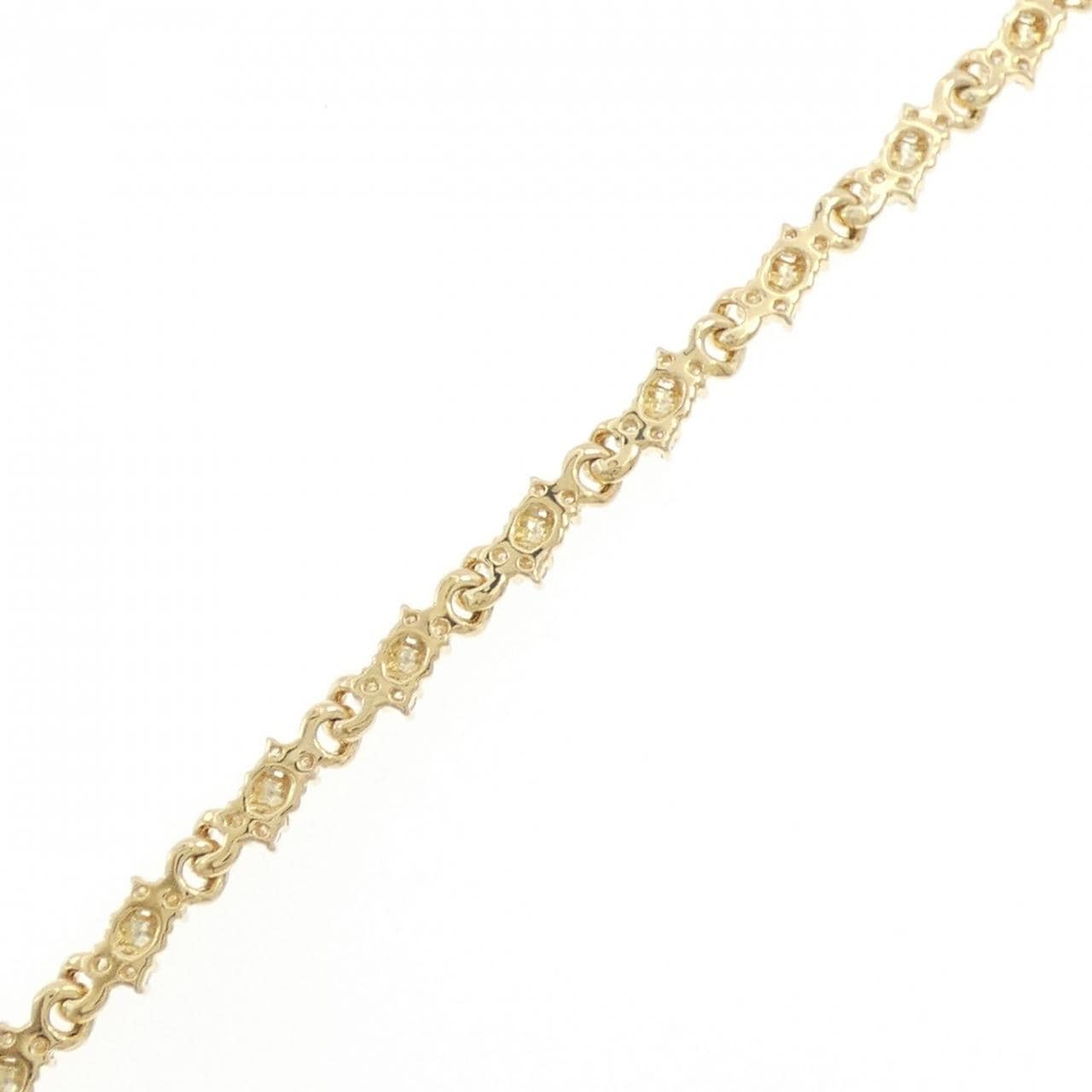 750YG ダイヤモンド ブレスレット