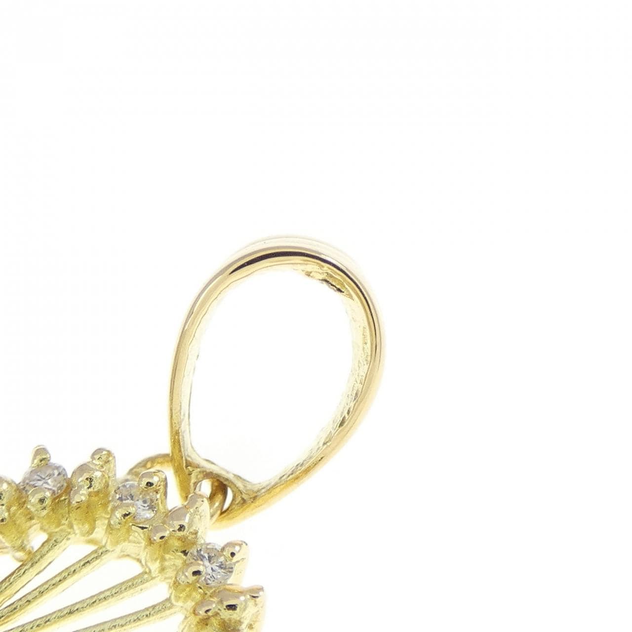 K18YG ハート マベパール ペンダント