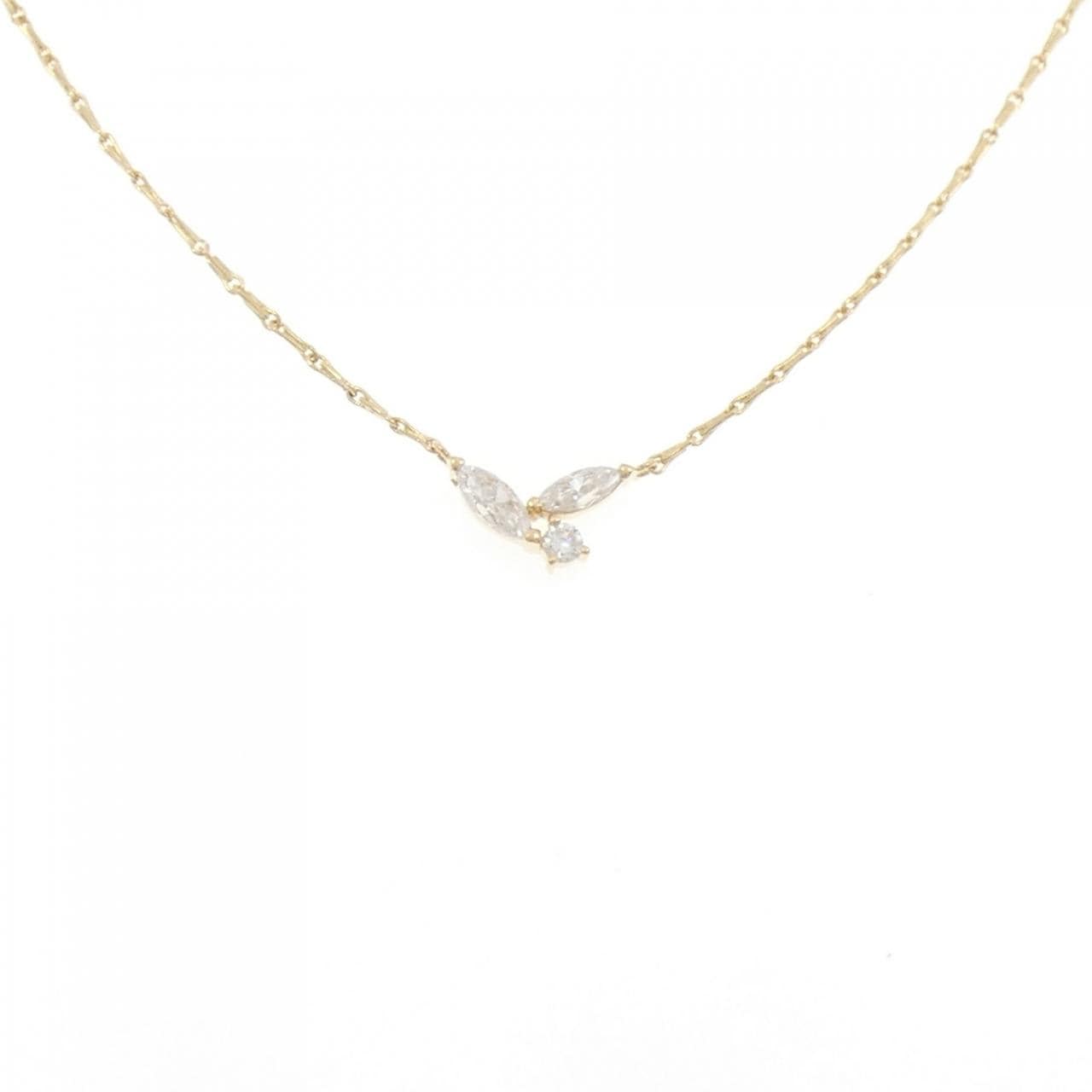 K18YG ダイヤモンド ネックレス 0.47CT