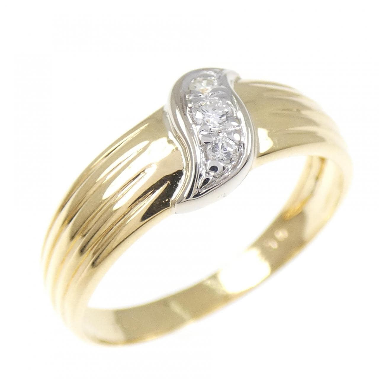 750YG/750WG ダイヤモンド リング 0.02CT