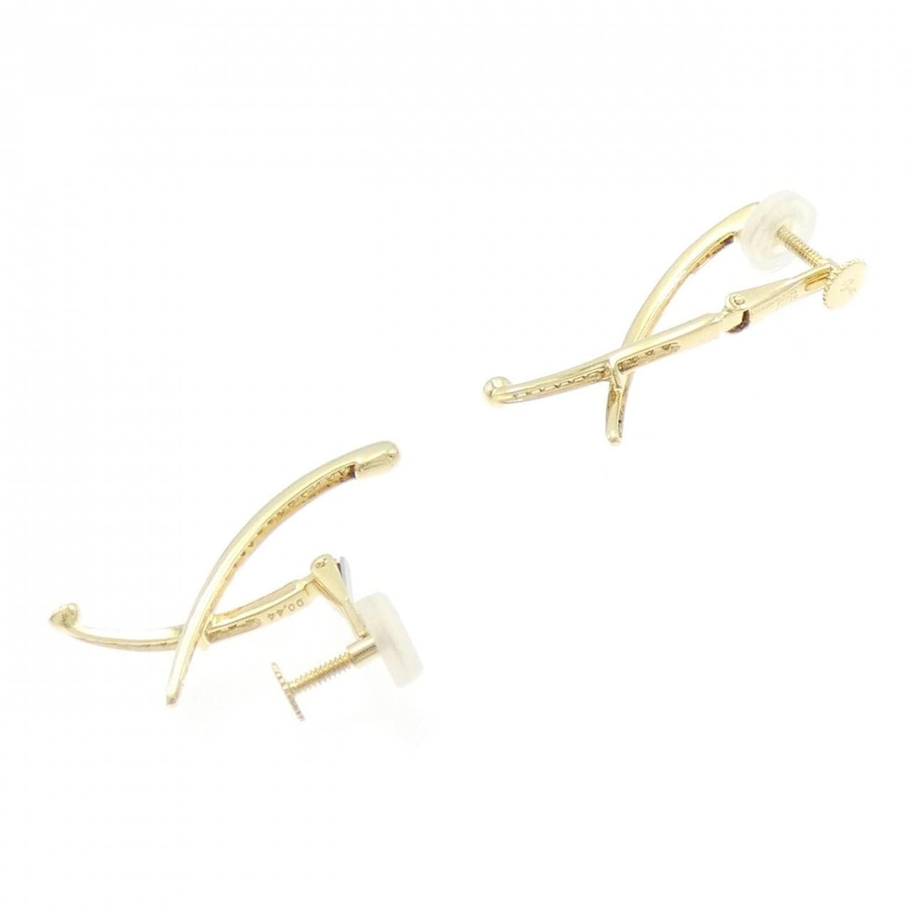 ジュネ ダイヤモンド イヤリング 0.44CT