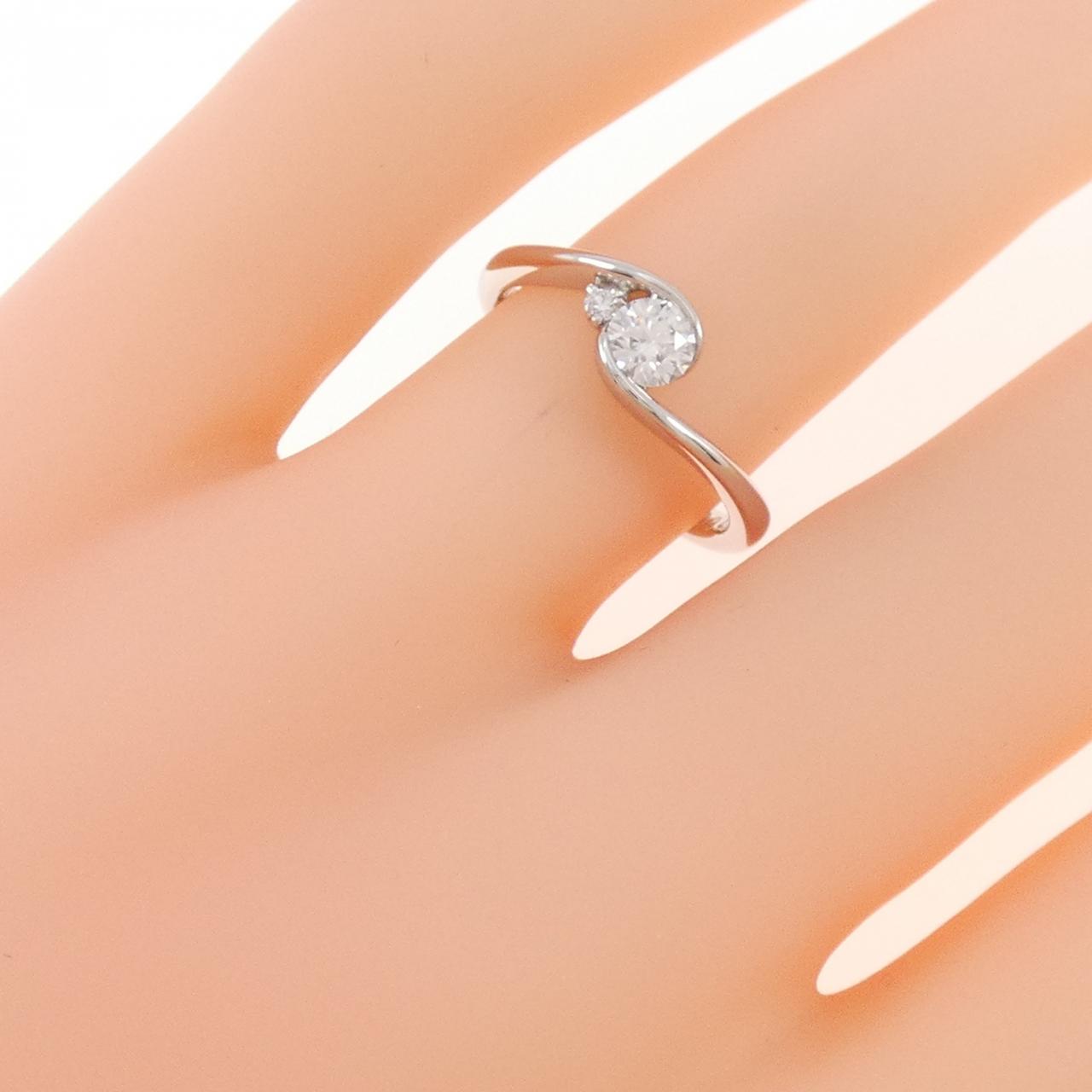 PT900 ダイヤモンド リング 0.240CT E VS1 3EXT  H&C