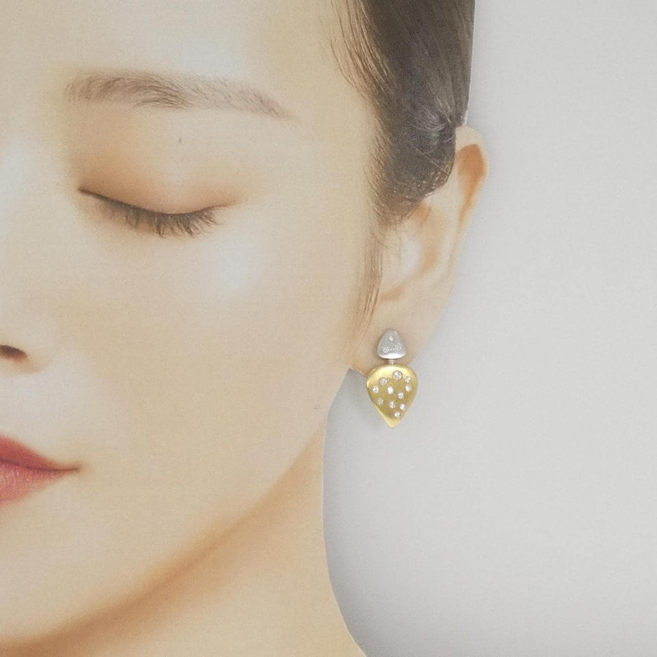 Hisa Kenji钻石耳夹0.61克拉