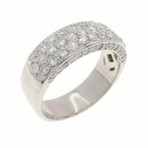 PT パヴェ ダイヤモンド リング 1.26CT