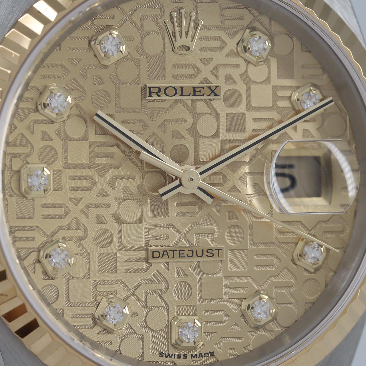 ロレックス デイトジャスト 16233G SSxYG 自動巻 K番