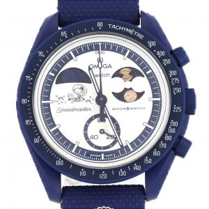 スウォッチ スウォッチxオメガミッショントゥアースフェイズ-ムーンシャインゴールド S033N704L バイオセラミック クォーツ