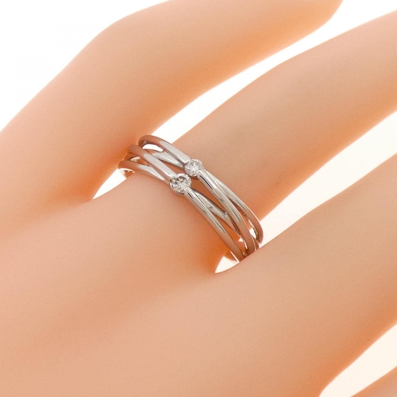 PT900 ダイヤモンド リング 0.08CT