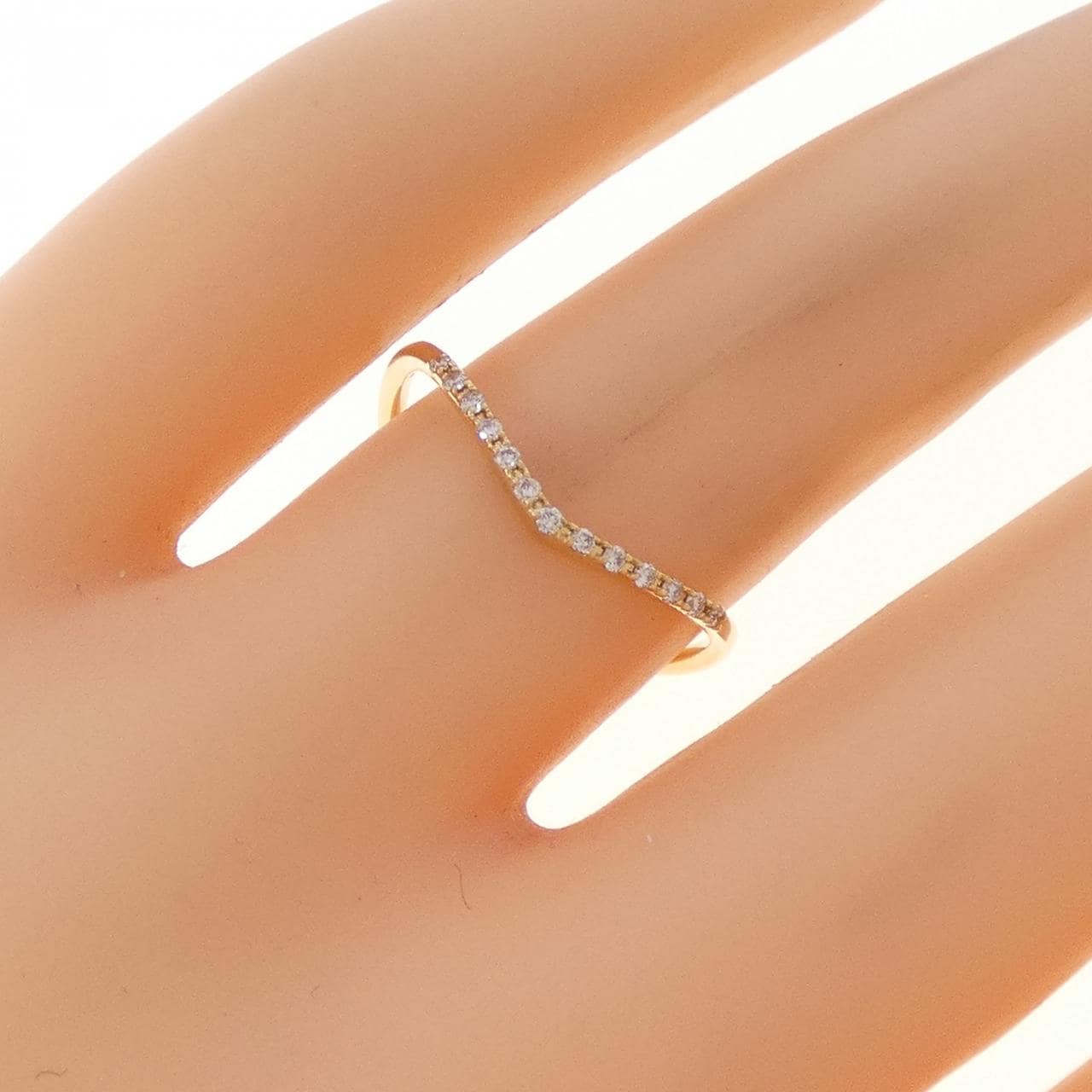 アガット ダイヤモンド リング 0.06CT