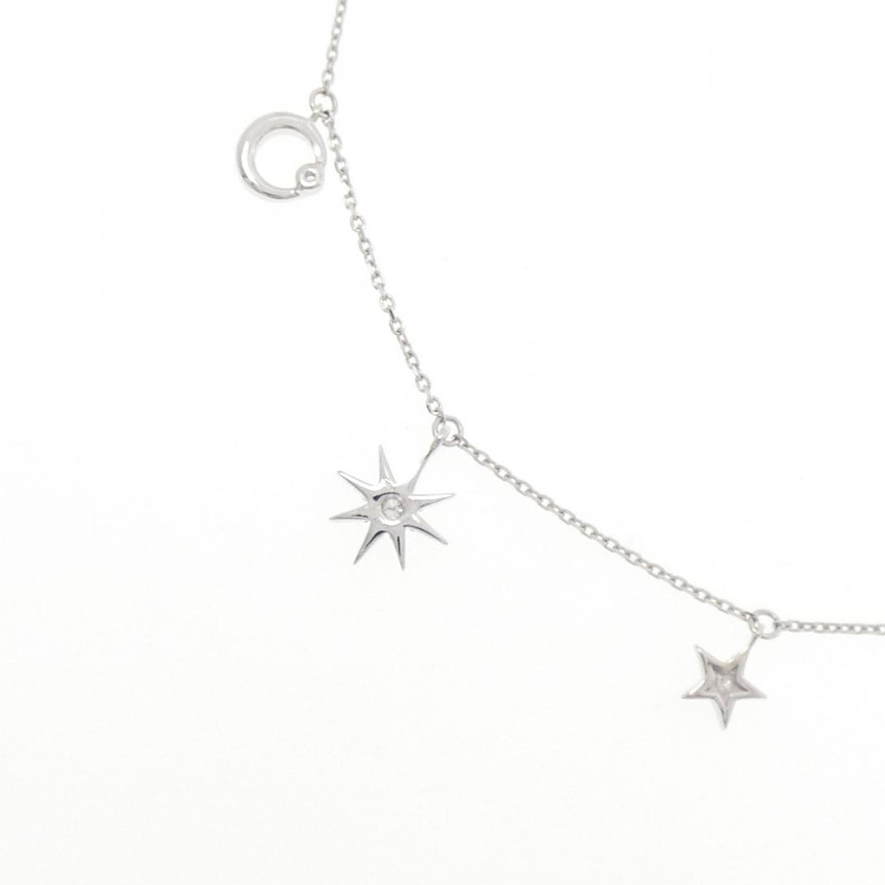 スタージュエリー スター ダイヤモンド ネックレス 0.08CT
