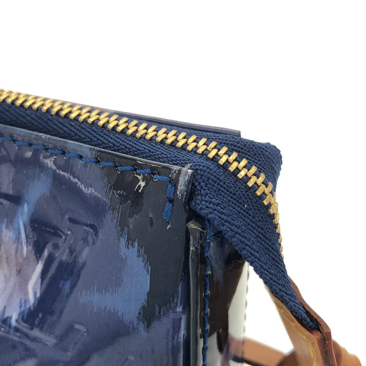 ルイヴィトン モノグラム ヴェルニ フラワー イカット ポシェット アクセソワール M90041 アクセサリーポーチ