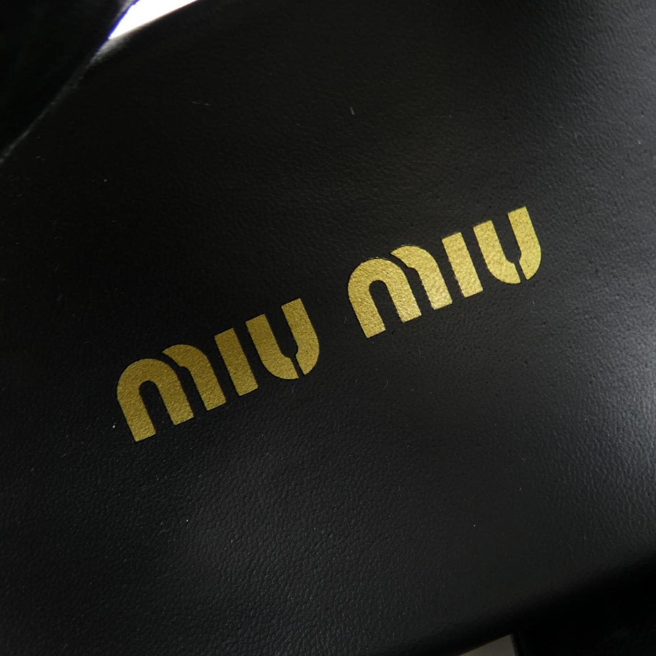 MIU MIU Miu Sporty Matelasse Leather Sandals 5X135E