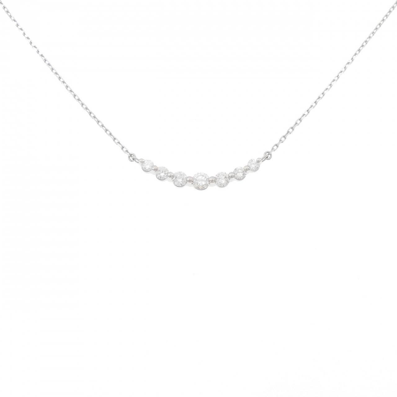 PT900 ダイヤモンド ネックレス 0.50CT