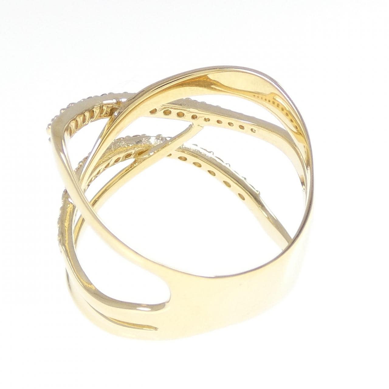 K18YG ダイヤモンド リング 0.40CT