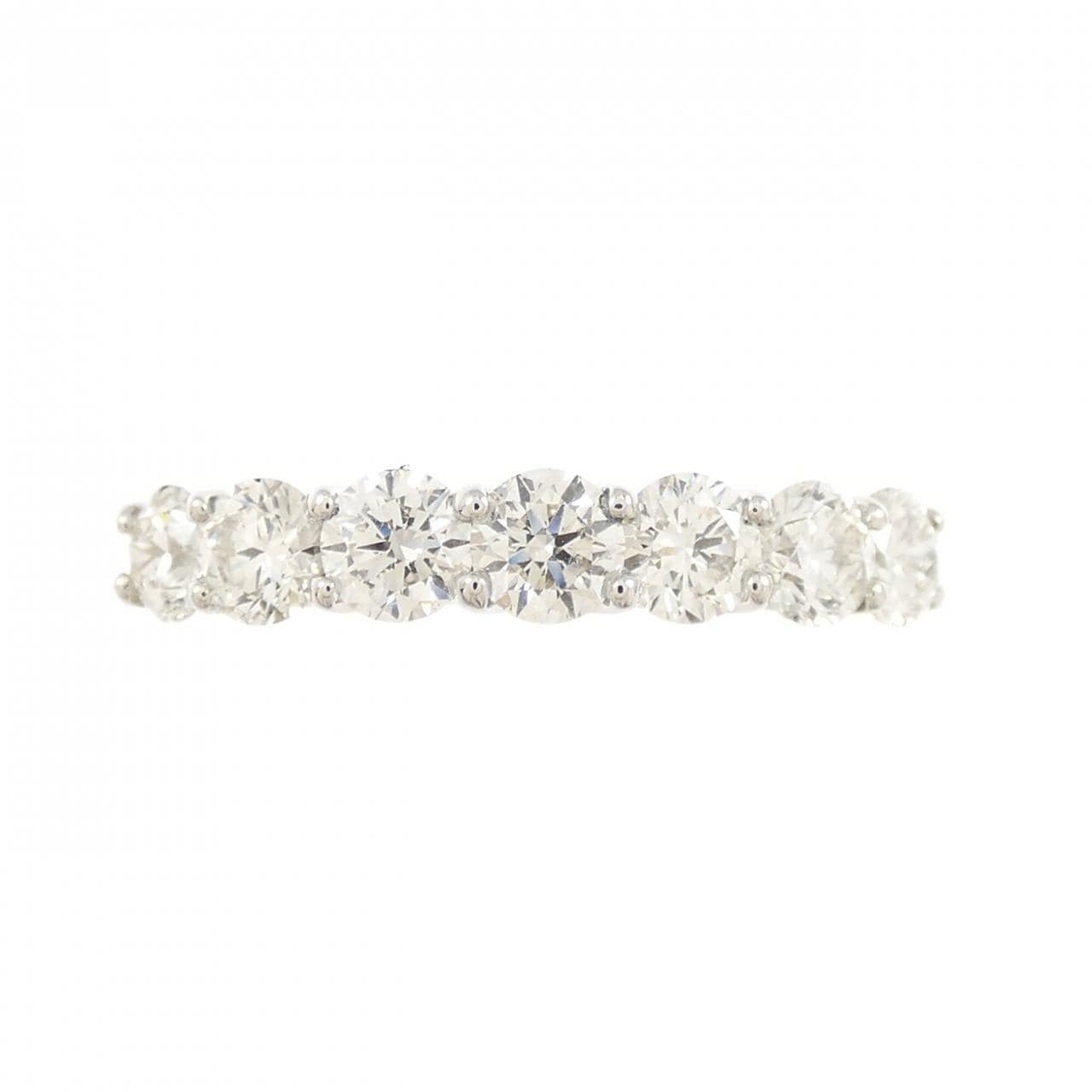 PT900 ハーフエタニティ ダイヤモンド リング 1.01CT